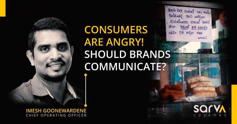 Consumers are angry! Should Brands Communicate?